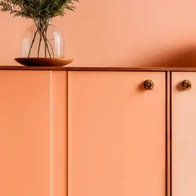 Covering meuble rose